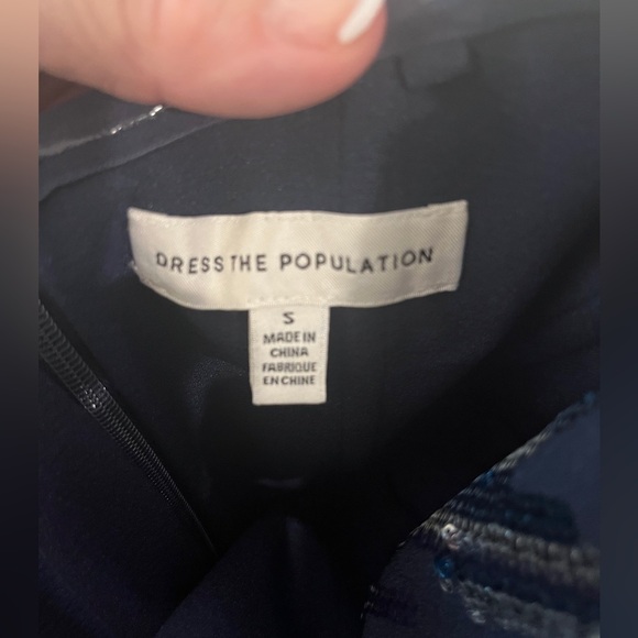 Dress THE Population Sequined Cocktail Dress. NWOT. Size Small - Picture 9 of 9